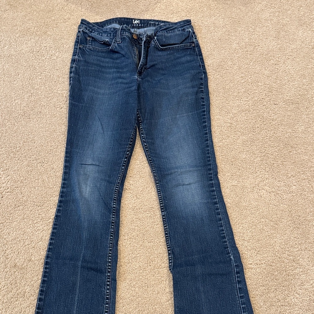 Lee Women's Dark Blue Flare Jeans